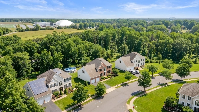 26 Rouser Way Hillsborough, NJ 08844 - Photo 48 of 49 an aerial view of a house with garden space and street view