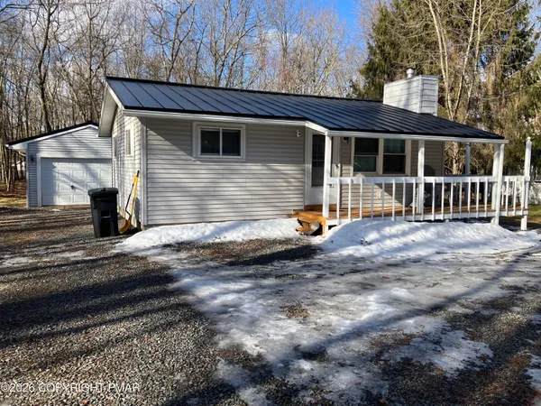 a backyard of a house