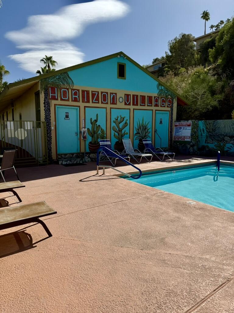 22 Jupiter Street Palm Springs, CA 92264 - Photo 32 of 35 a front view of a house with garden