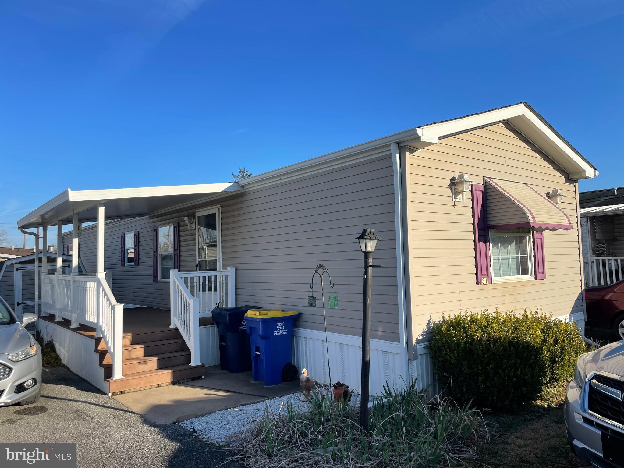 a view of a house with patio