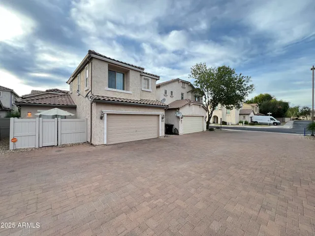 a view of a house with a outdoor space