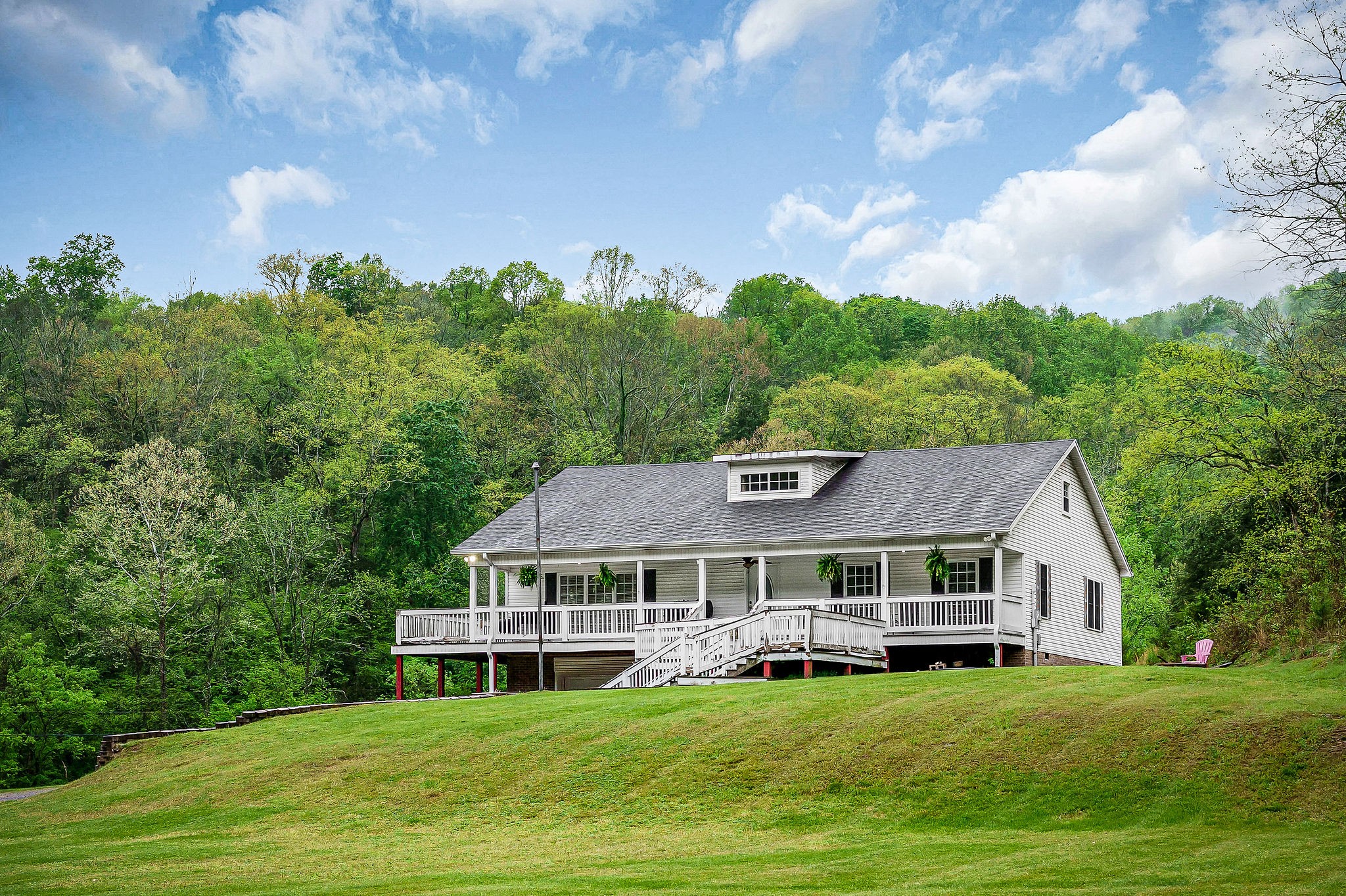 341 Pumpkin Hollow Road Liberty, TN 37095 - Photo 2 of 52 a aerial view of a house with garden and trees