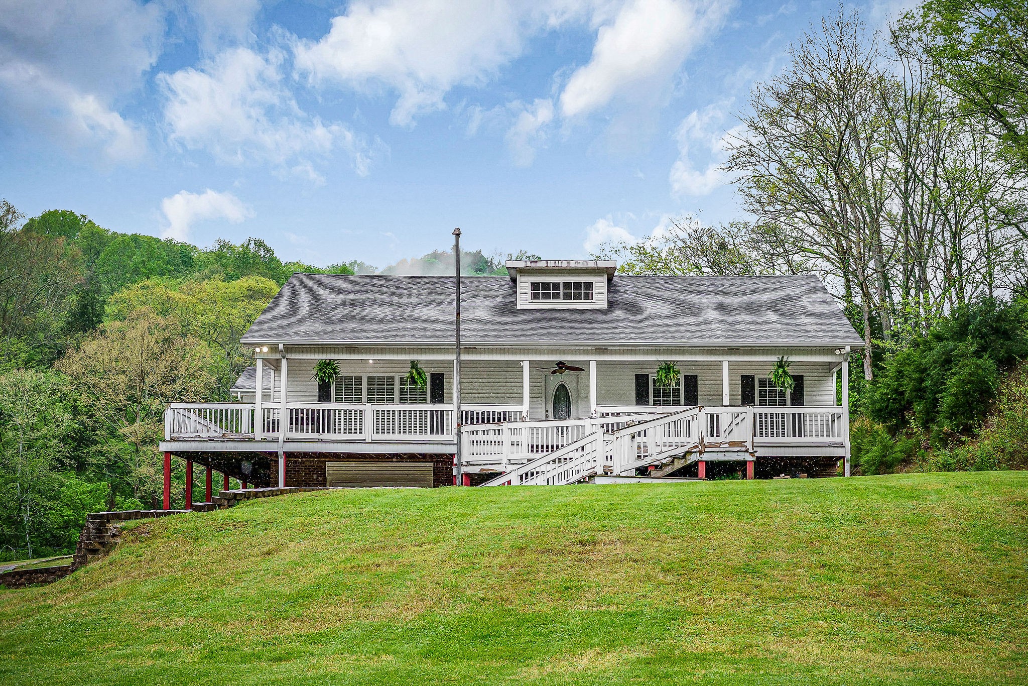 341 Pumpkin Hollow Road Liberty, TN 37095 - Photo 3 of 52 a front view of house with yard and green space