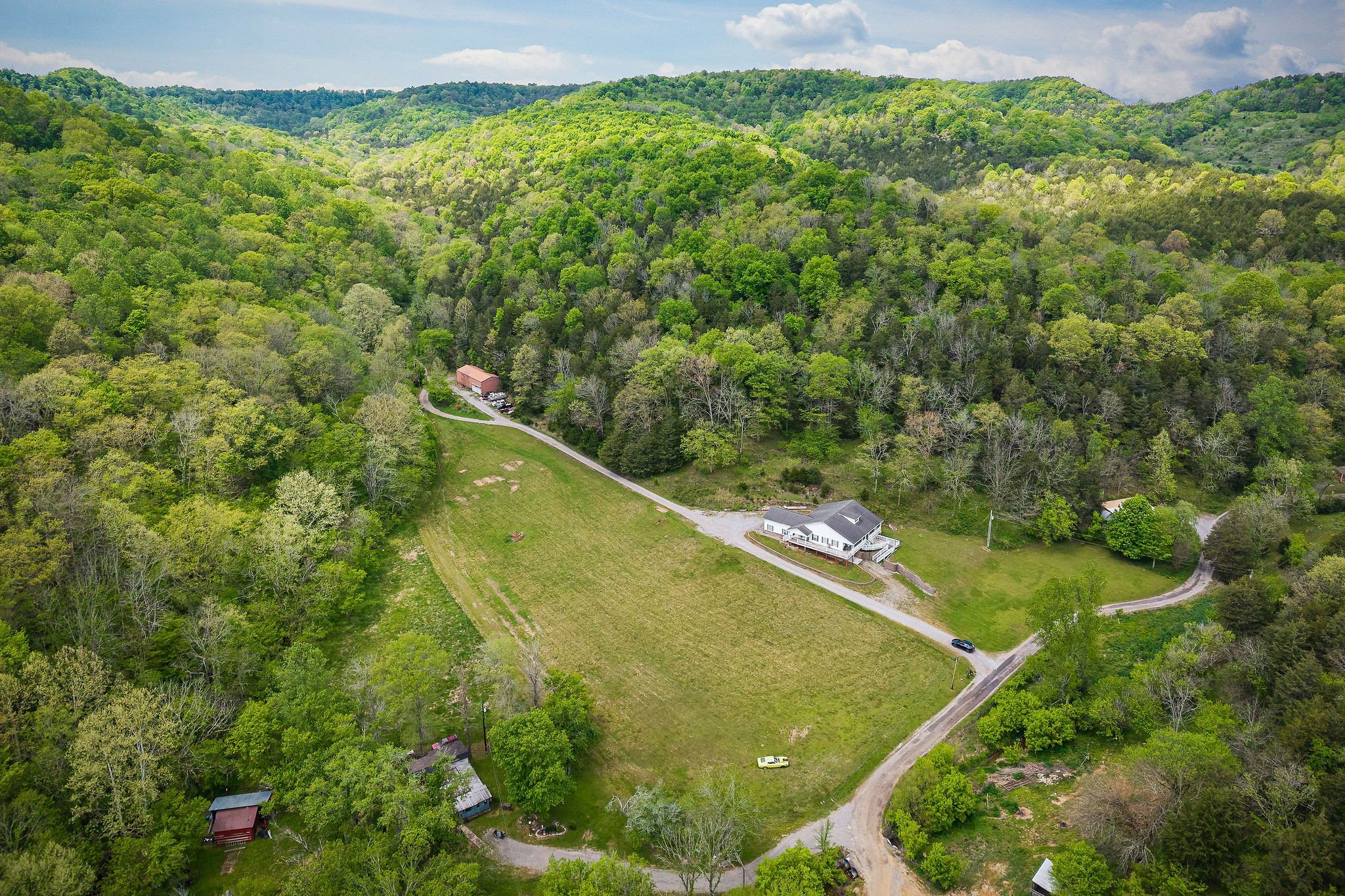 341 Pumpkin Hollow Road Liberty, TN 37095 - Photo 36 of 52 a view of a yard with a swimming pool