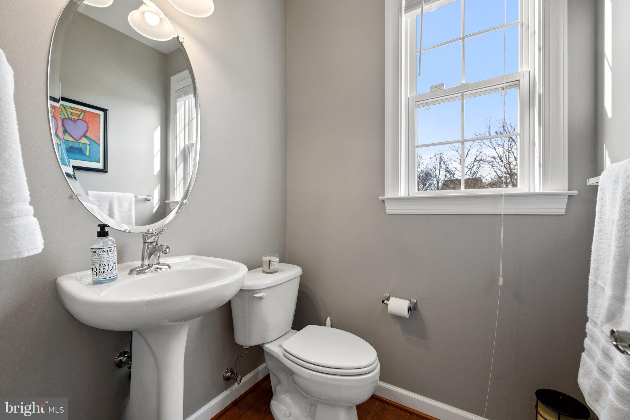 42624 Emperor Ashburn, VA 20148 - Photo 21 of 56 a bathroom with a toilet sink and mirror