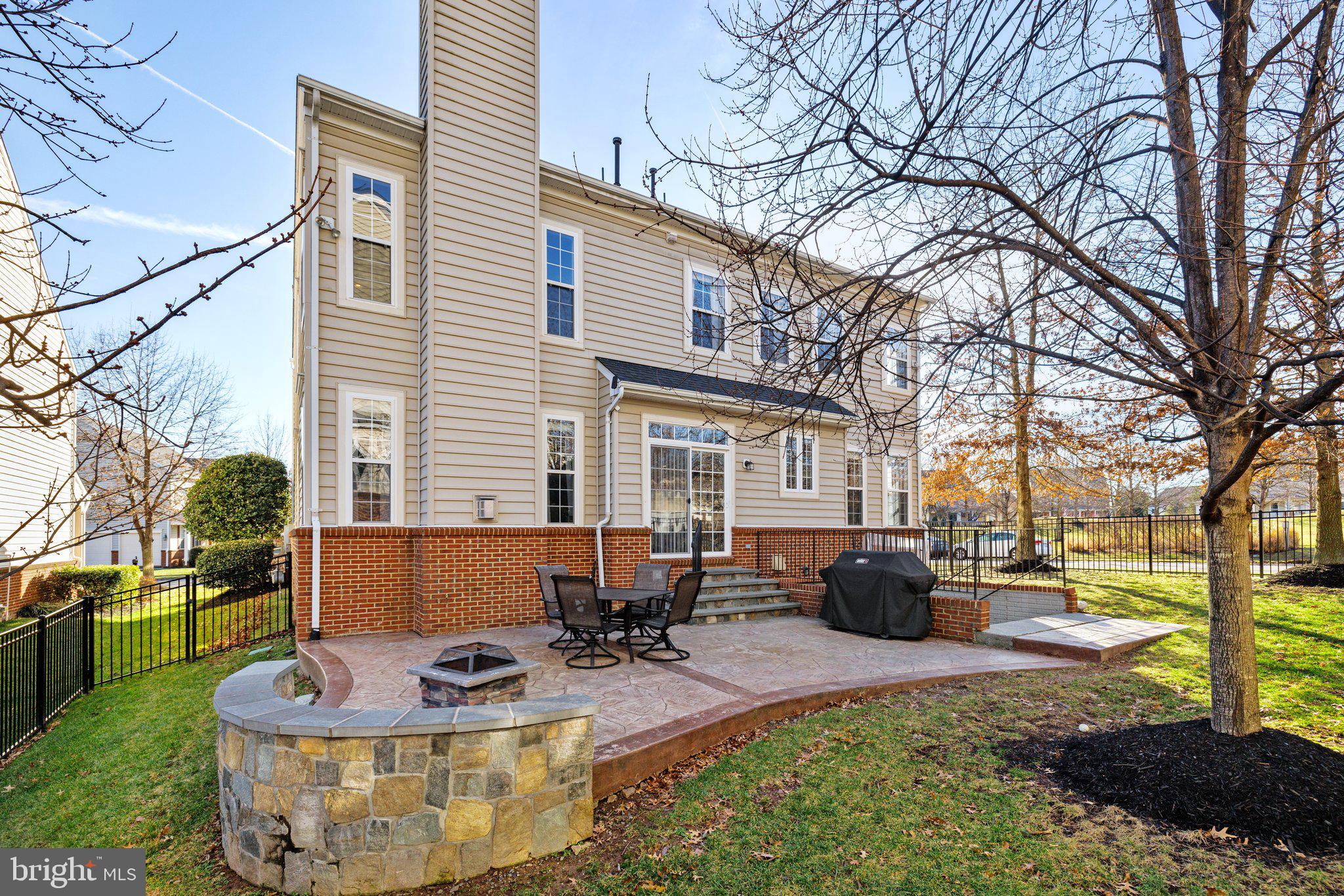 42624 Emperor Ashburn, VA 20148 - Photo 43 of 56 a view of a house with backyard of snow