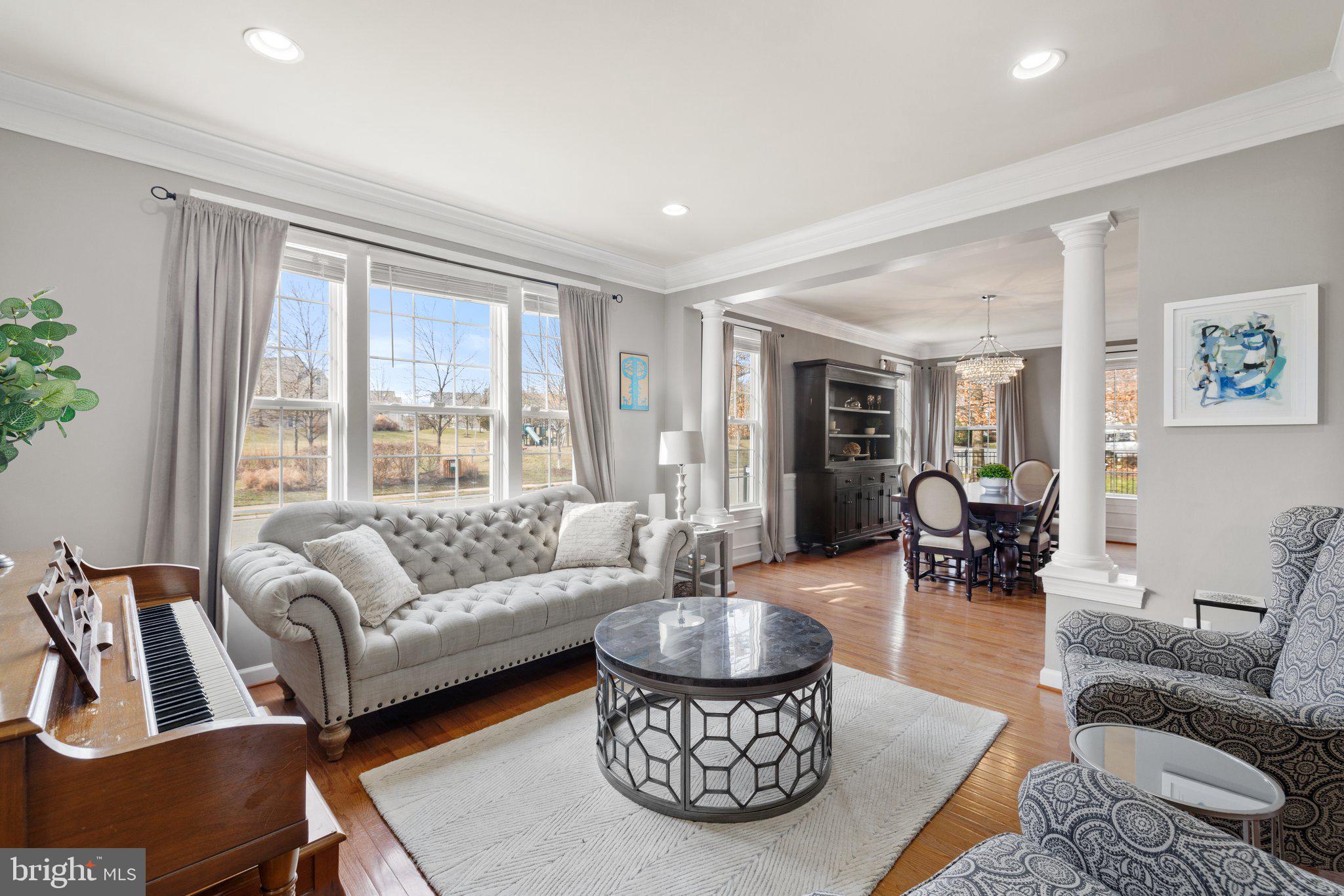 42624 Emperor Ashburn, VA 20148 - Photo 8 of 56 a living room with furniture or couch and a large window