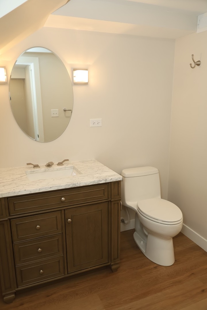 289 Chestnut Street Antioch, IL 60002 - Photo 14 of 24 a bathroom with a toilet a sink and mirror