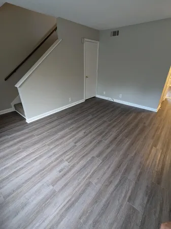 wooden floor in an empty room
