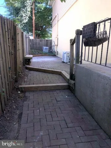 a backyard of a house