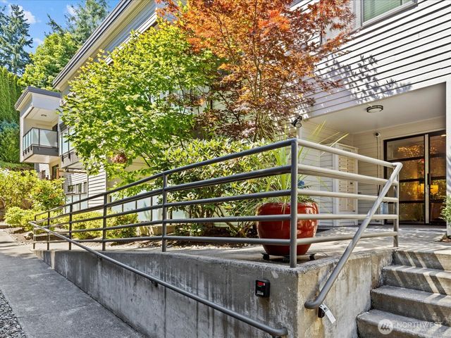a picture of outdoor space with seating area