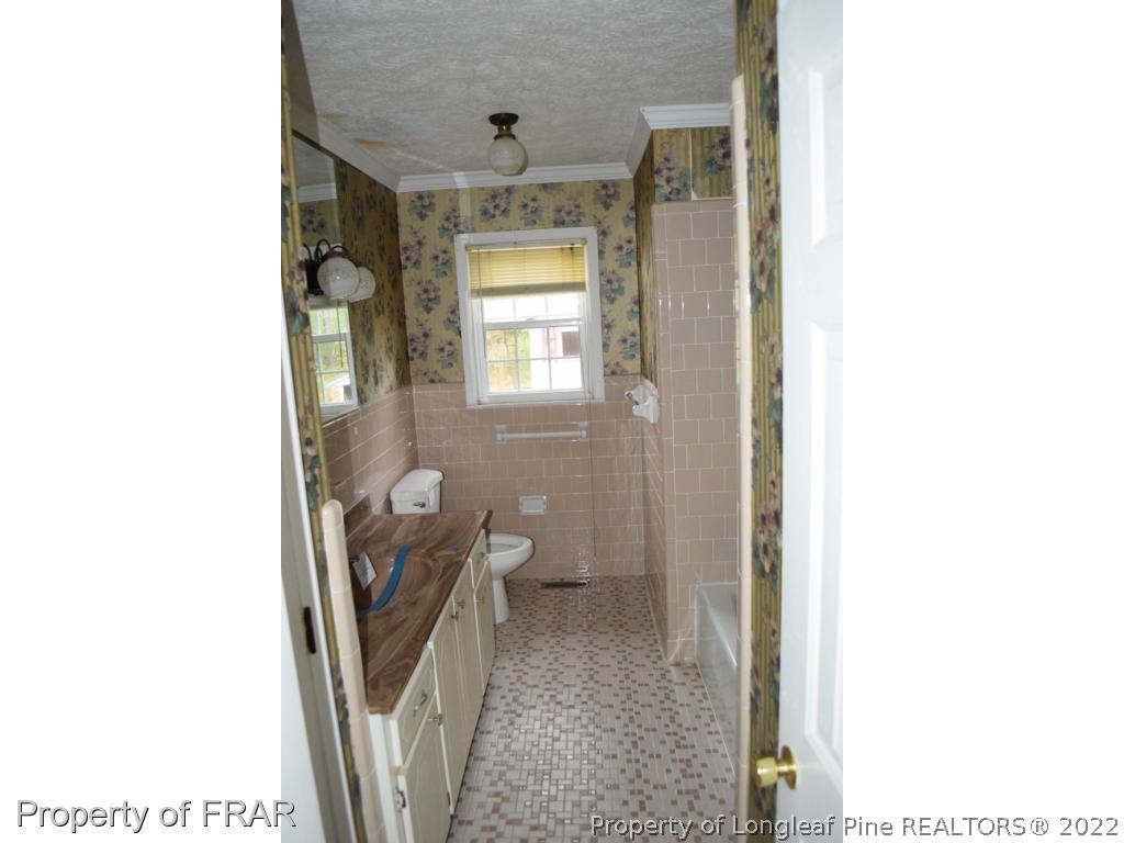 26861 Harold Morris Road Wagram, NC 28396 - Photo 14 of 24 a bathroom with a sink and a toilet