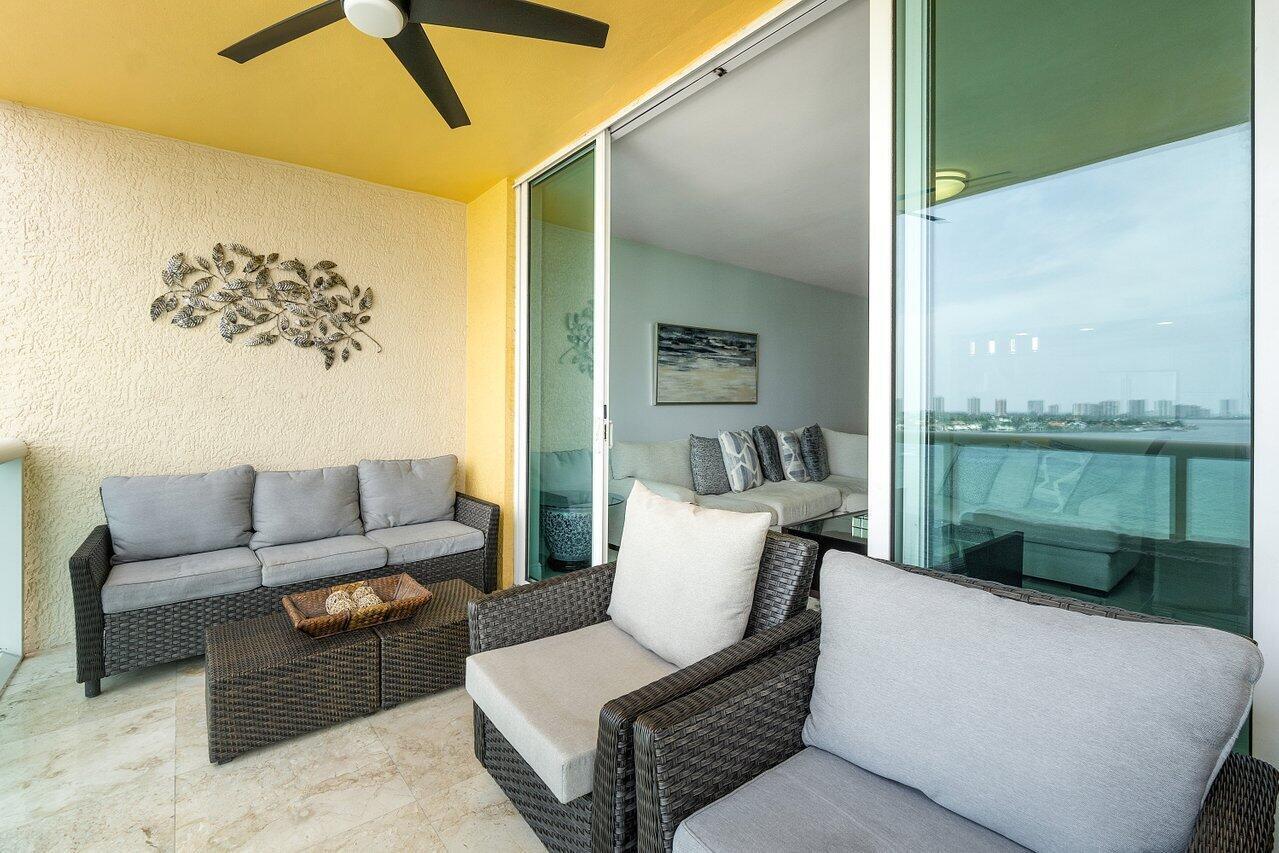 2650 Lake Shore Drive, Unit 1003 Riviera Beach, FL 33404 - Photo 27 of 56 Spacious Balcony