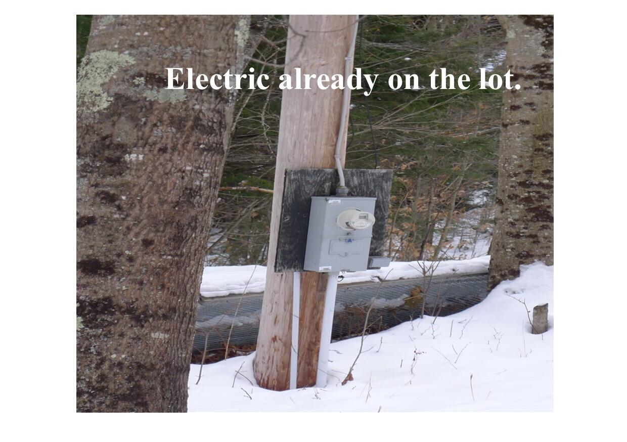 8 Stone Road Dixfield, ME 04224 - Photo 5 of 23 Electric already on the lot.