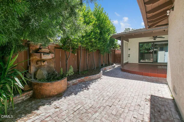 a view of outdoor space deck and yard