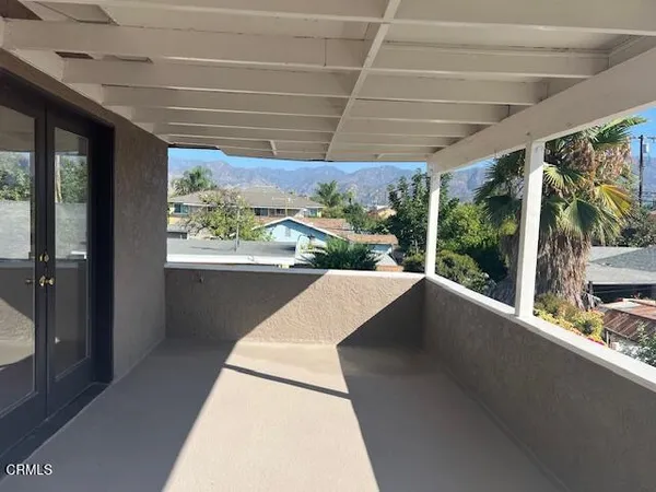 a view of balcony