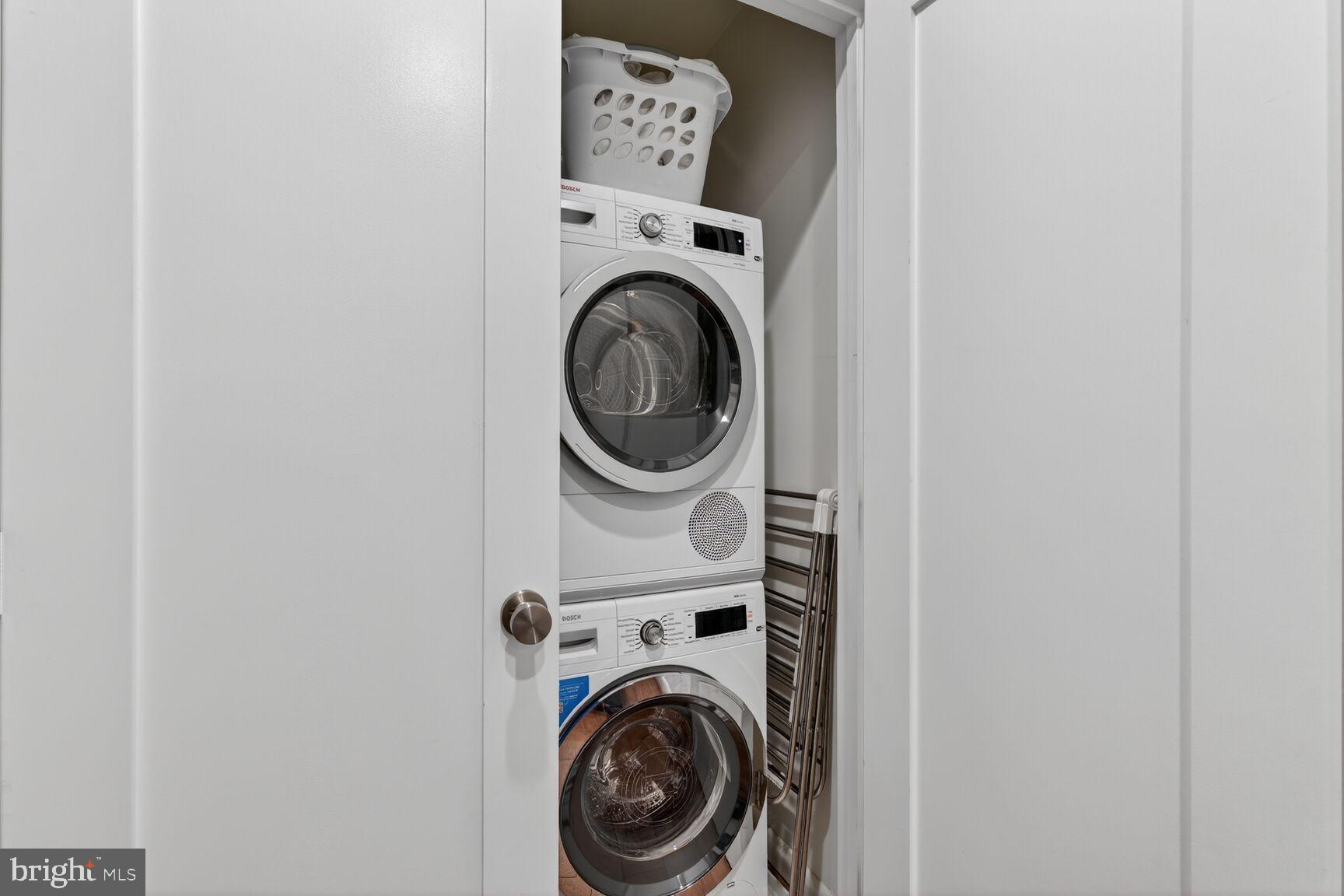 5908 17th Street Northwest Washington, DC 20011 - Photo 16 of 30 a utility room with dryer and washer