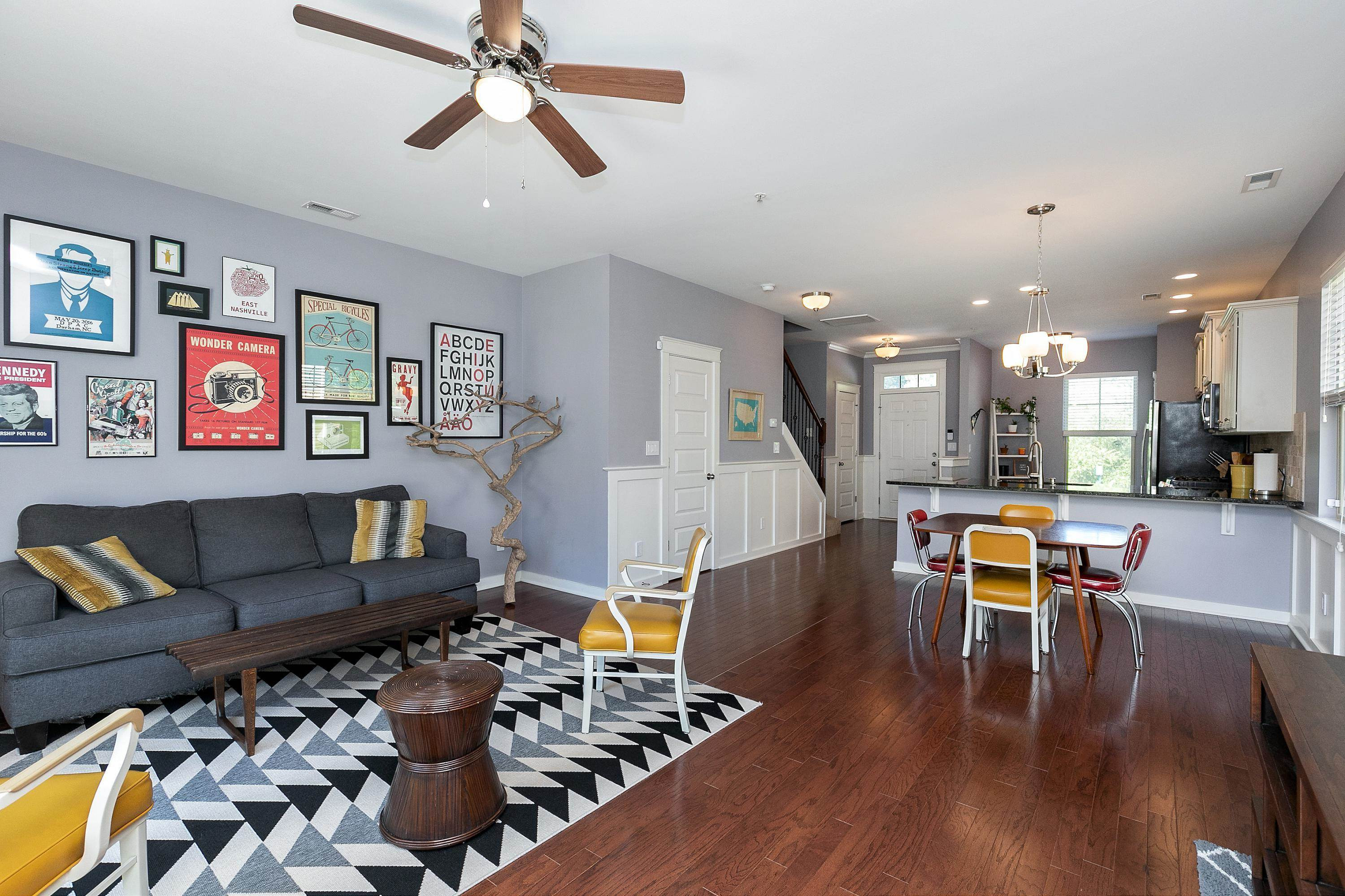 7906 Allscott Way Raleigh, NC 27612 - Photo 14 of 30 Family Room to Dining Room