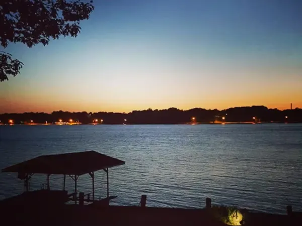 a view of lake view and mountain view