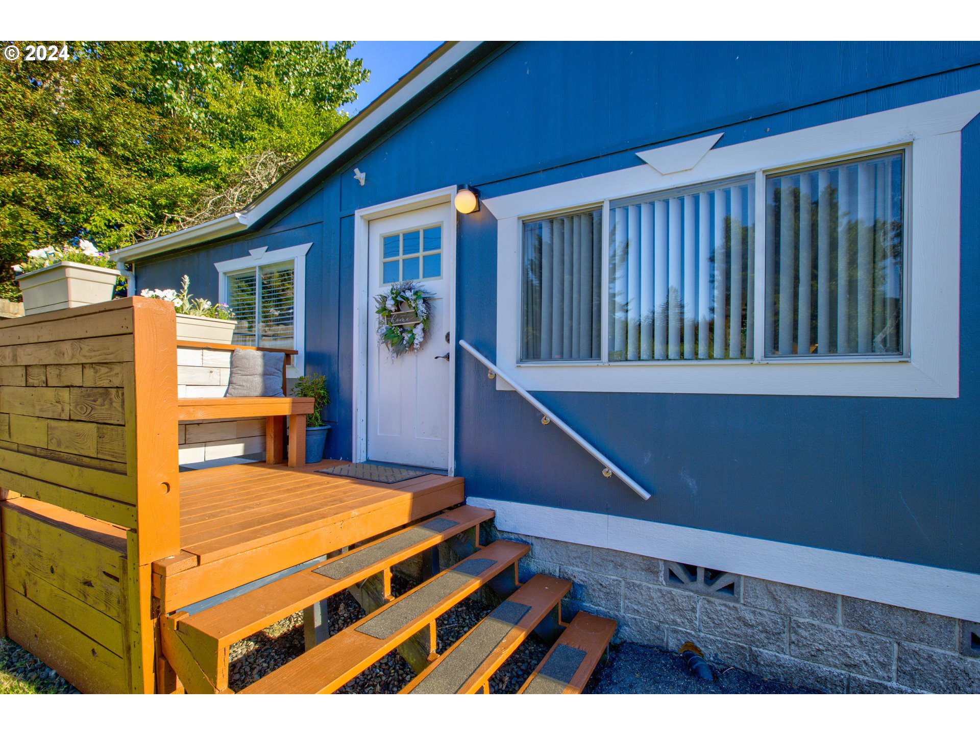 929 Northeast Rifle Range Street Roseburg, OR 97470 - Photo 2 of 48 a balcony view with a backyard space