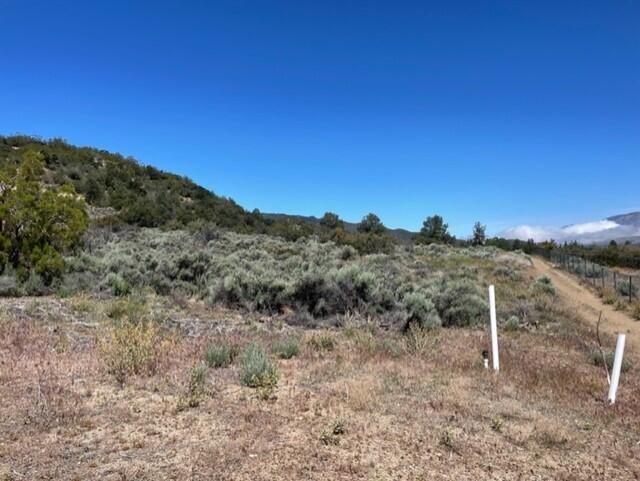 Lot 41 Devils Ladder Road Mountain Center, CA 92561 - Photo 8 of 10 a view of a dry yard with mountains in the background