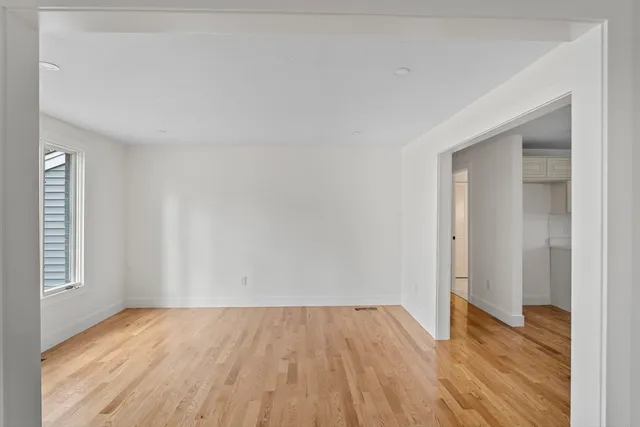 wooden floor in an empty room