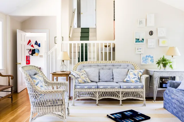 a bedroom with a bed and a mirror