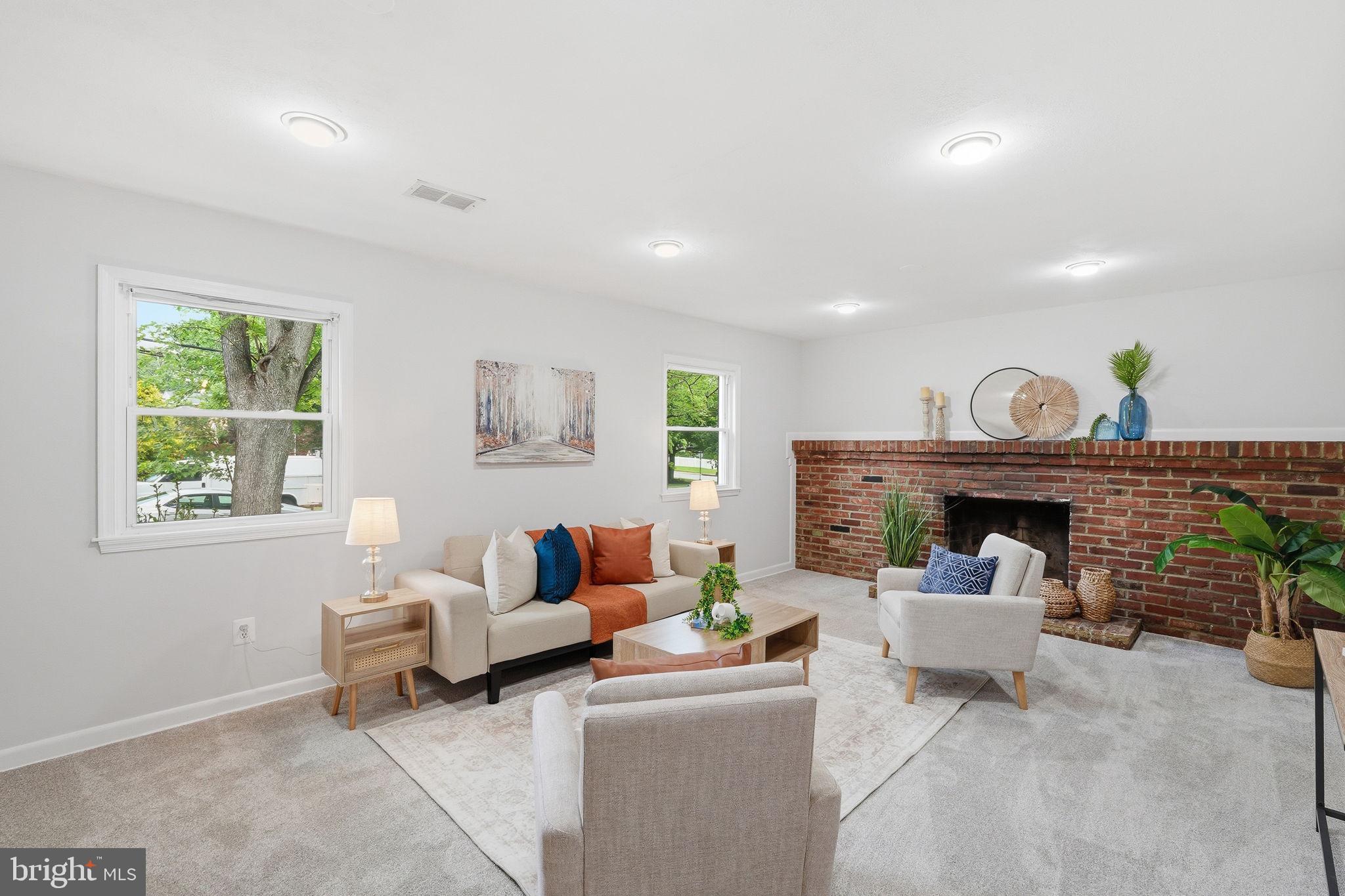 2704 Weller Road Silver Spring, MD 20906 - Photo 21 of 42 Lower-level family room; very sunny!