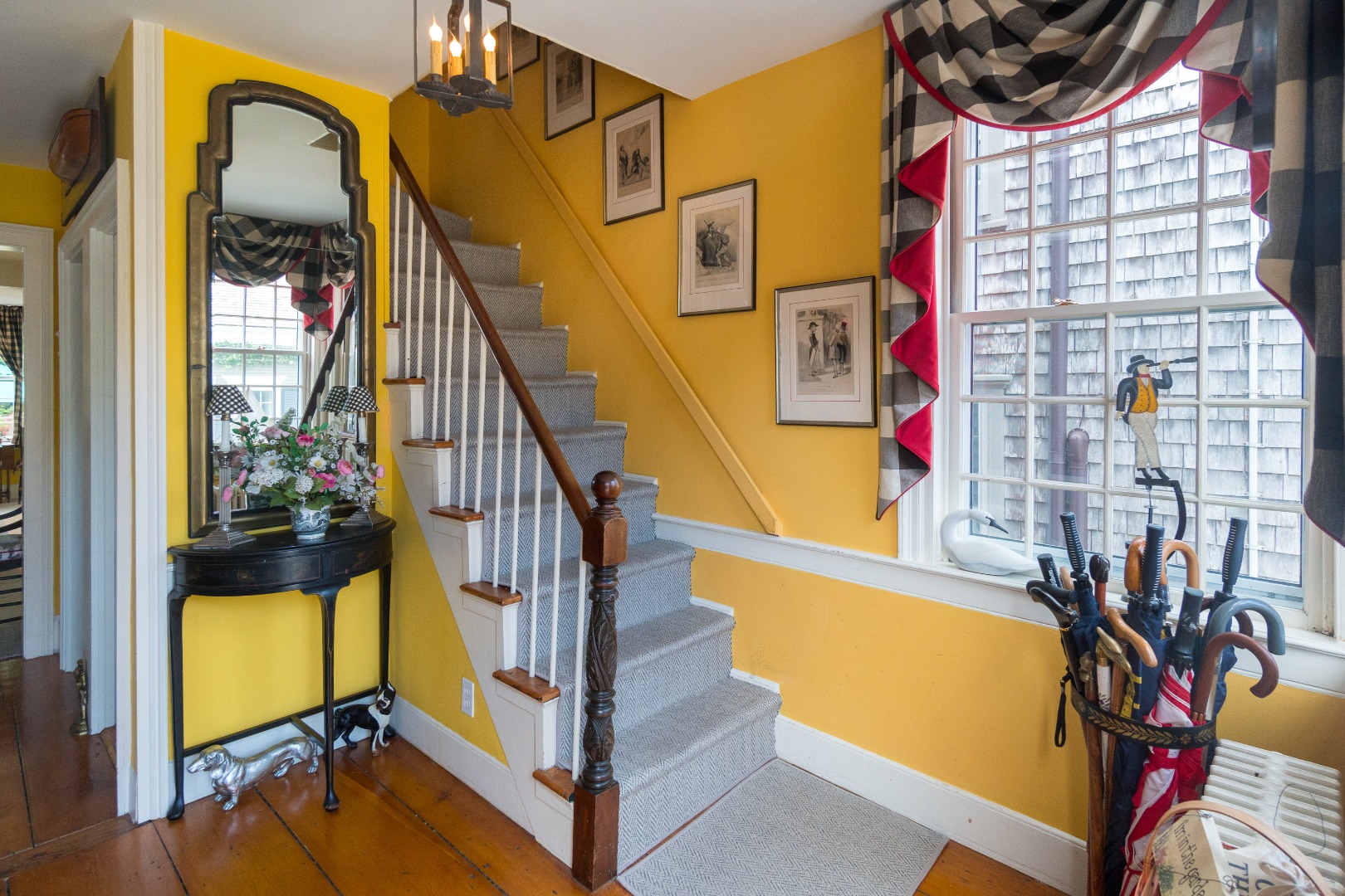 37 Union Street Nantucket, MA 02554 - Photo 10 of 25 a view of entryway and hall with wooden floor