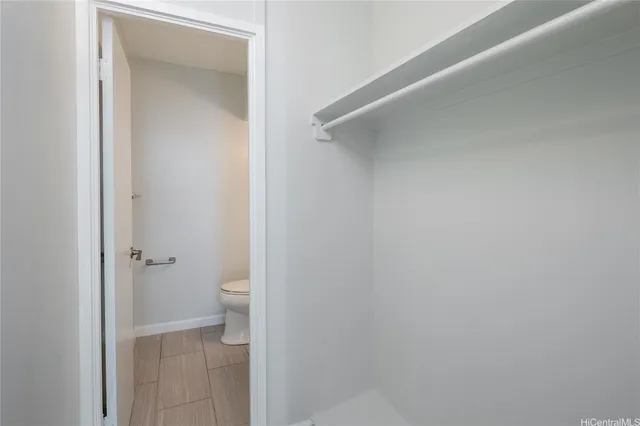 a bathroom view of a toilet
