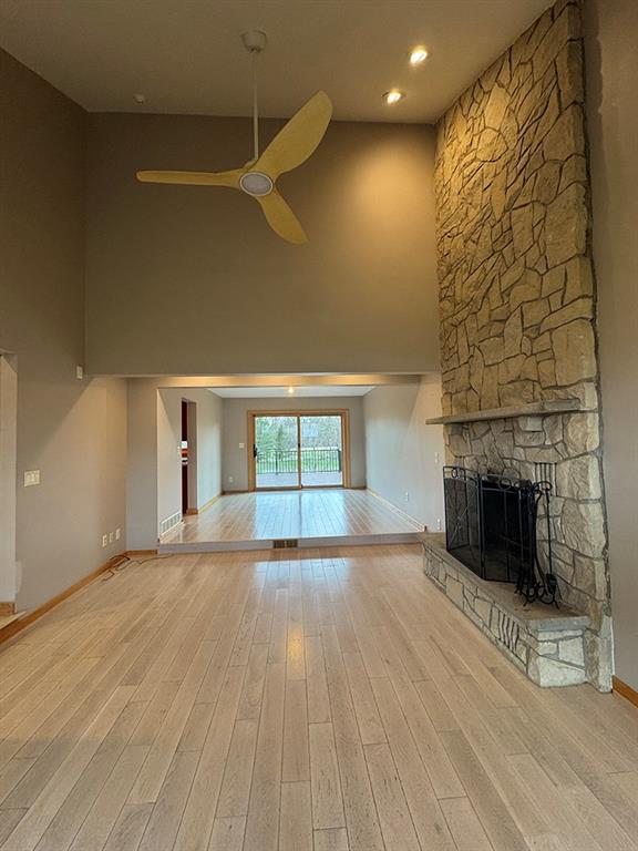 107 Revere Circle Indiana, PA 15701 - Photo 2 of 25 a view of empty room with a fireplace and wooden floor
