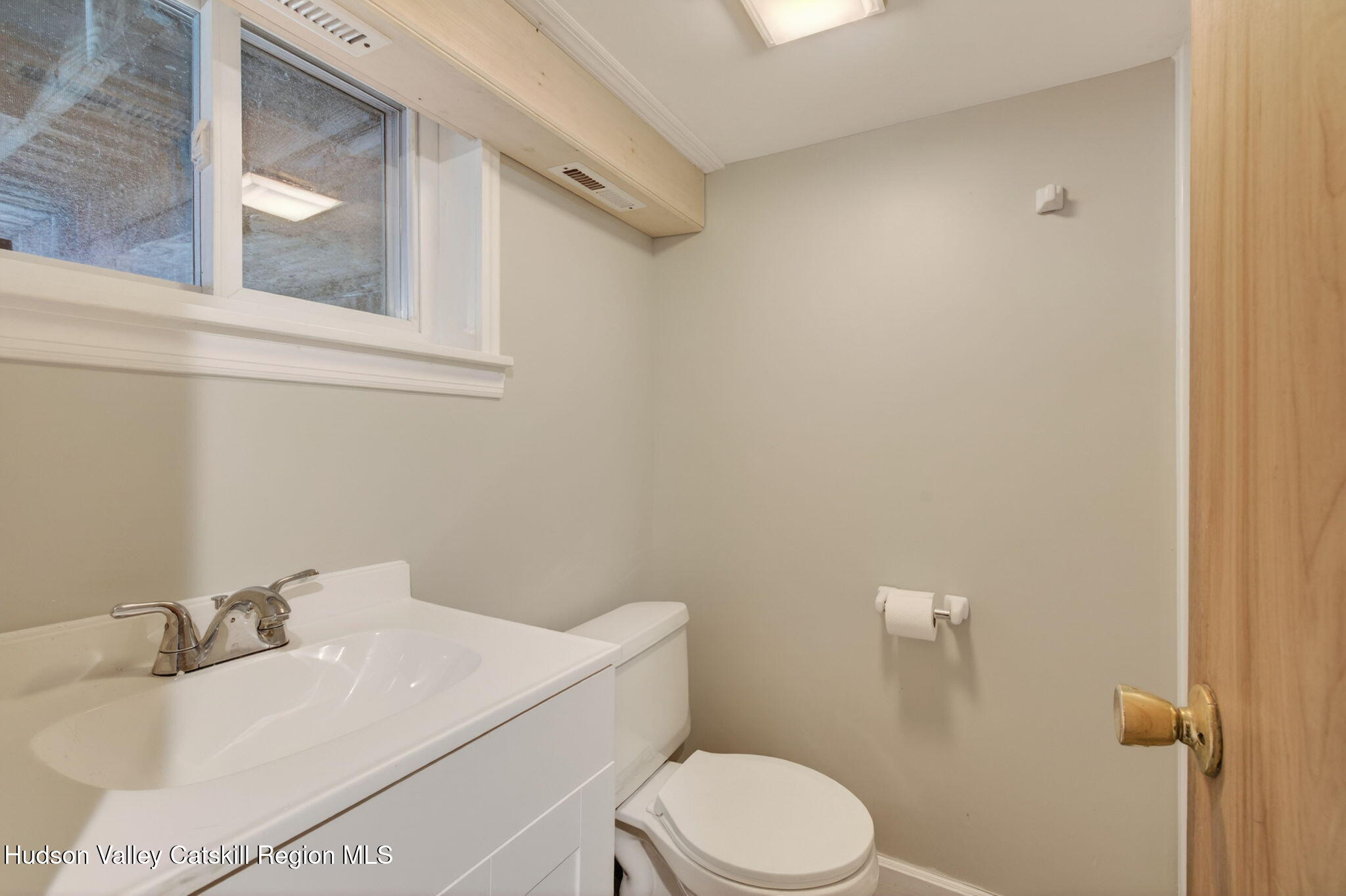 47 Meyers Road Kingston, NY 12401 - Photo 35 of 64 a bathroom with a sink vanity mirror and toilet