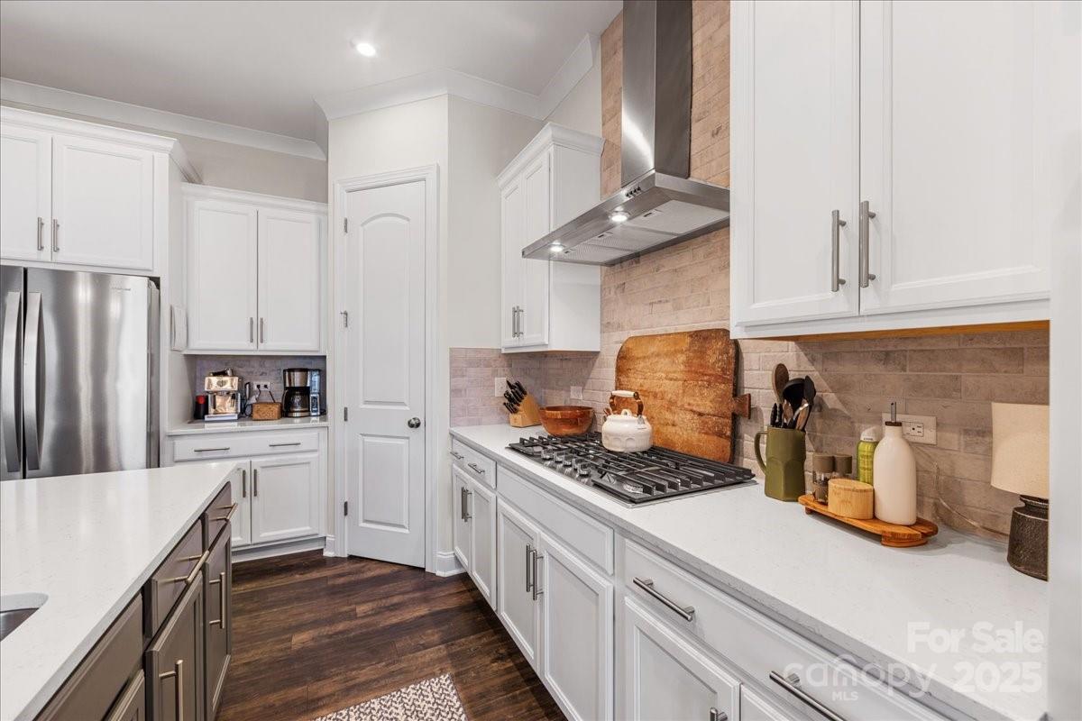 11413 Miller Road Pineville, NC 28134 - Photo 10 of 45 a kitchen with stainless steel appliances a stove a sink and a refrigerator