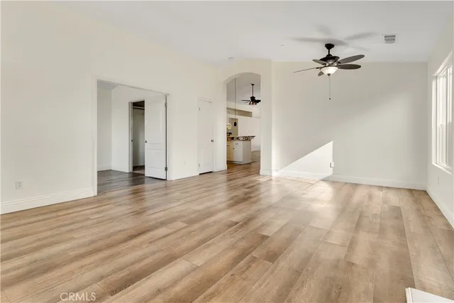 wooden floor in an empty room