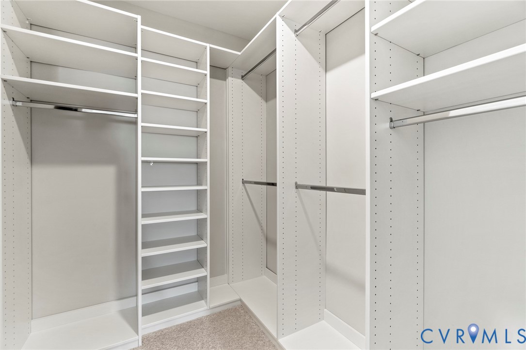 113 Logan Way Tappahannock, VA 22560 - Photo 28 of 33 a view of walk in closet with empty racks