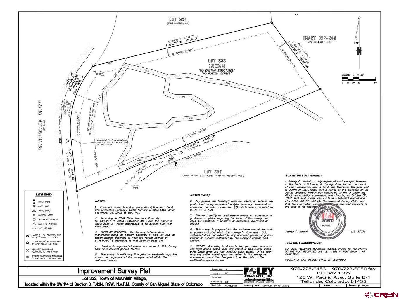 Tbd Lot 333 Benchmark Drive Telluride, CO 81435 - Photo 21 of 22