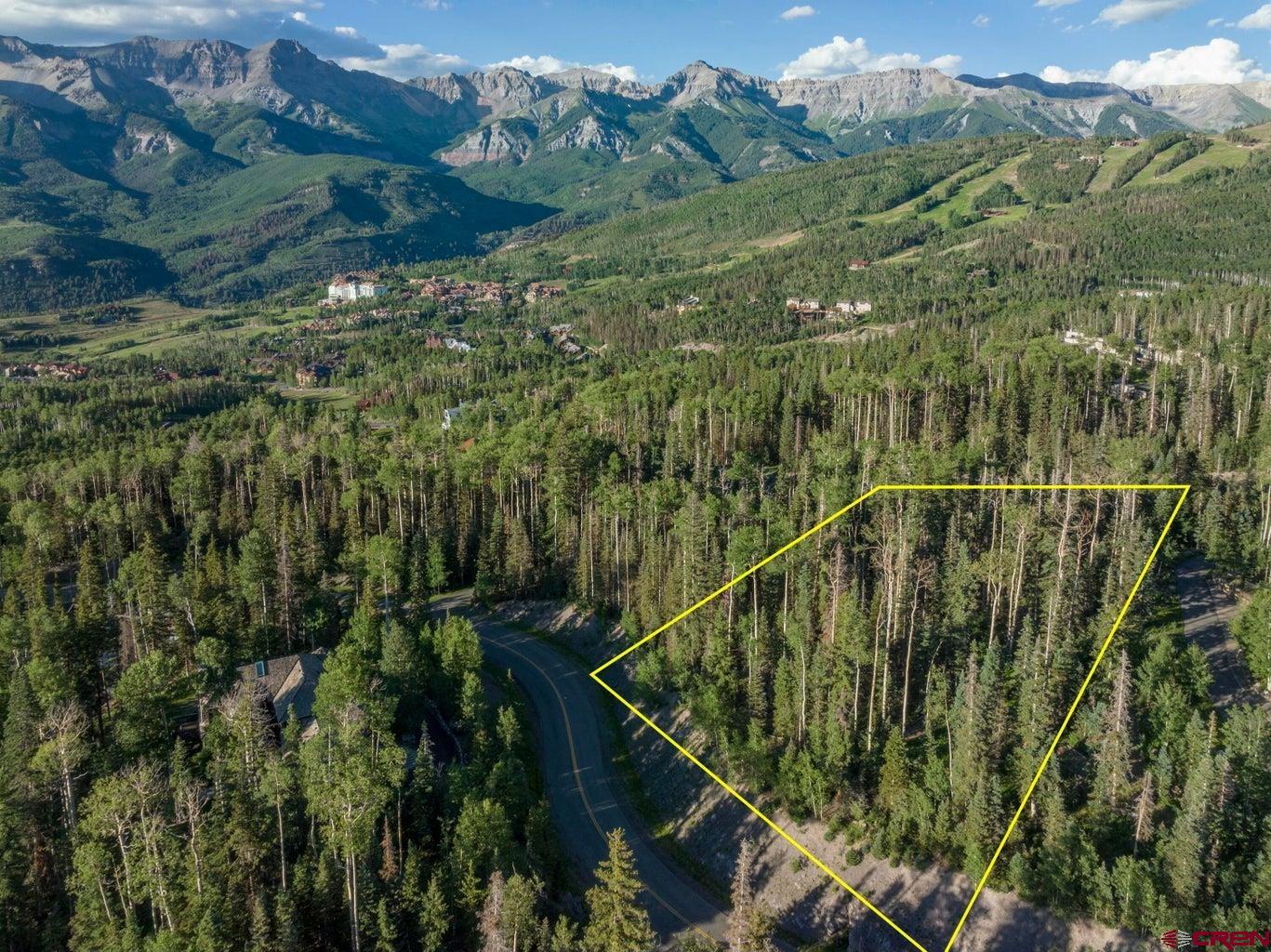 Tbd Lot 333 Benchmark Drive Telluride, CO 81435 - Photo 6 of 22 a view of a balcony with an outdoor space