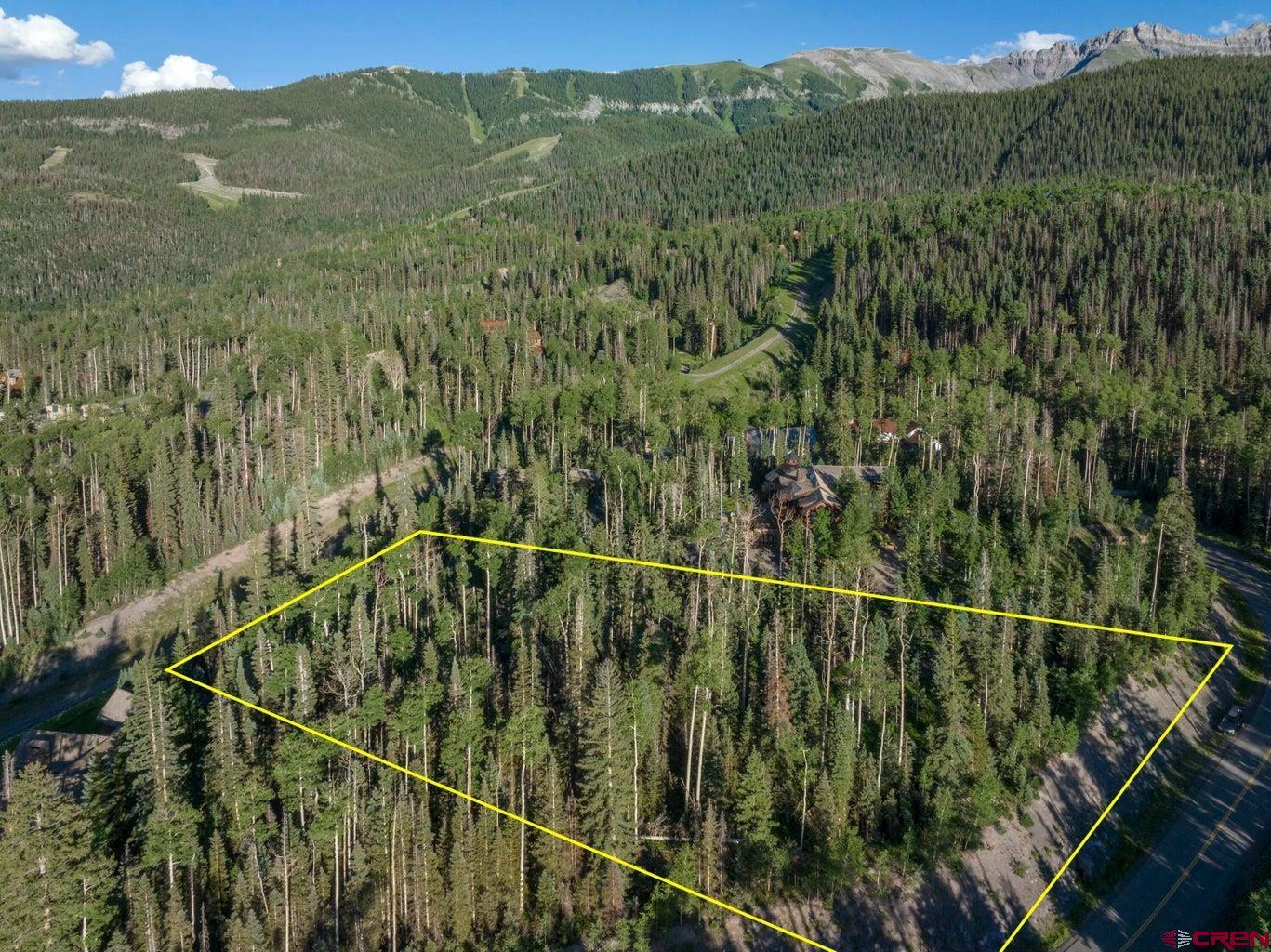 Tbd Lot 333 Benchmark Drive Telluride, CO 81435 - Photo 9 of 22 a view of a city from a balcony with an outdoor space