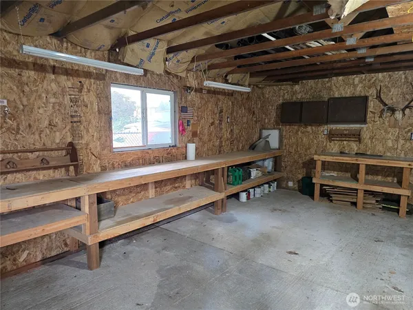 a view of storage and utility room