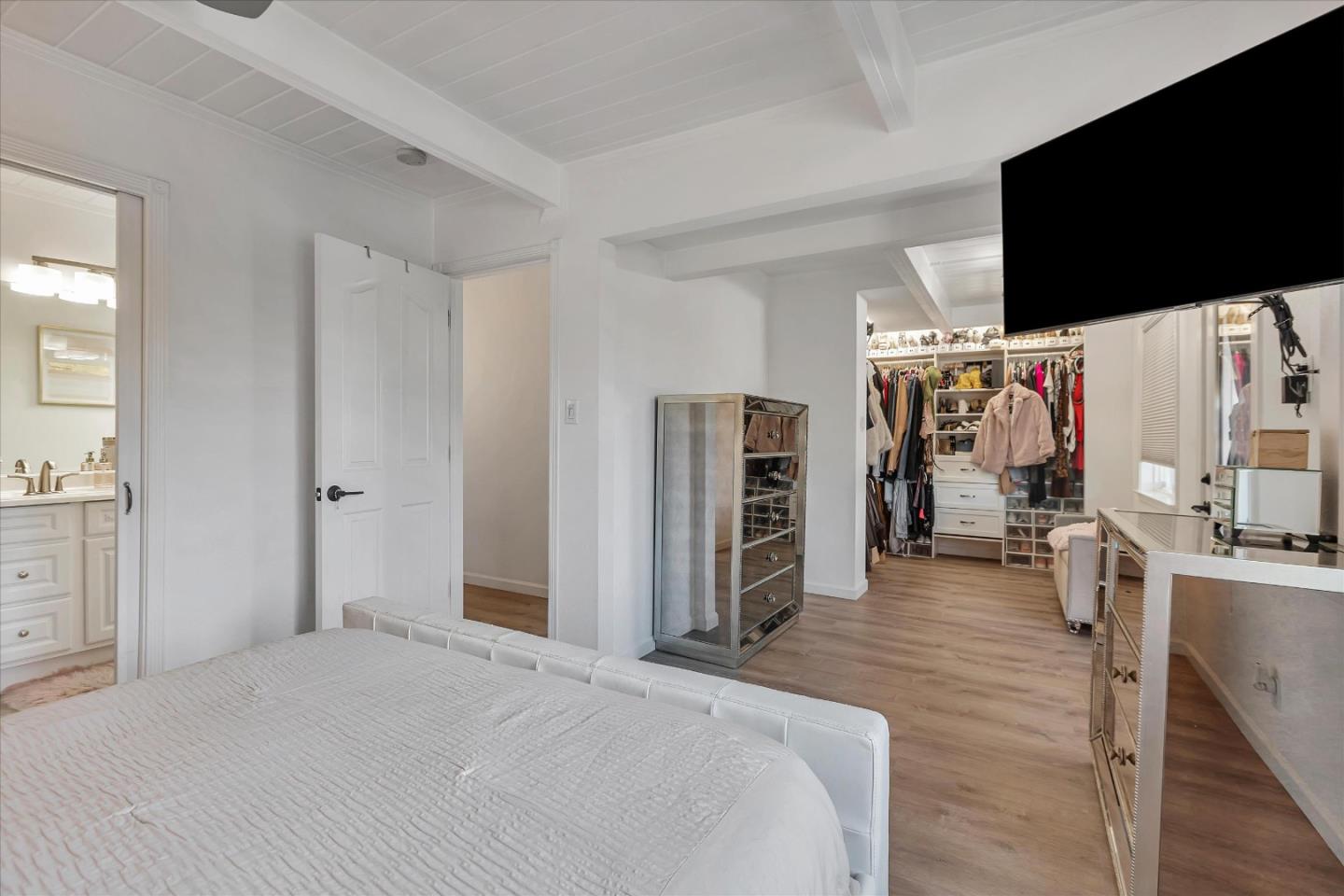 39 Carnegie Drive Milpitas, CA 95035 - Photo 23 of 39 a bedroom with bed and flat screen tv