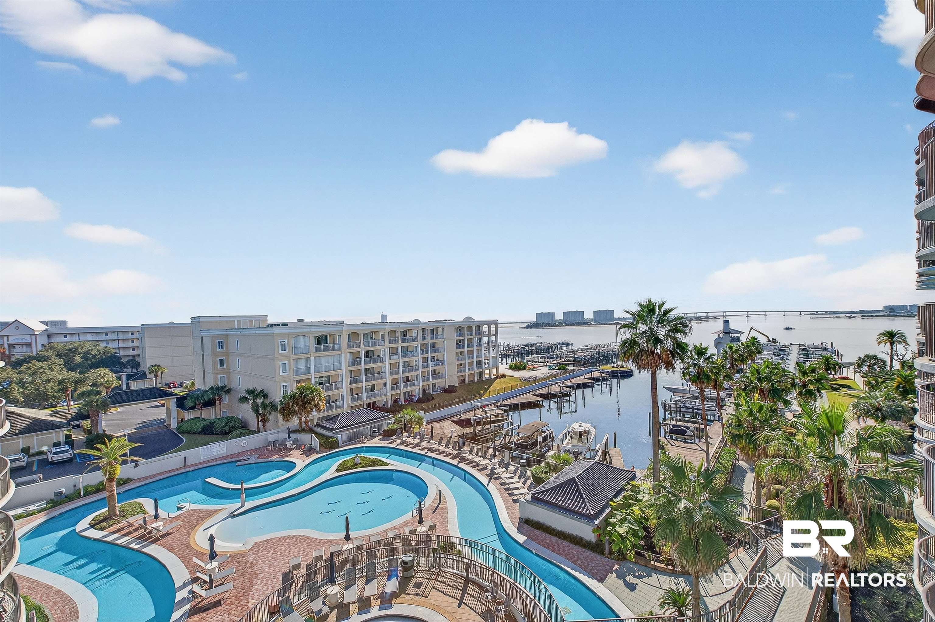27582 Canal Road, Unit 2507 Orange Beach, AL 36561 - Photo 5 of 75 Drone / aerial view of a large body of water
