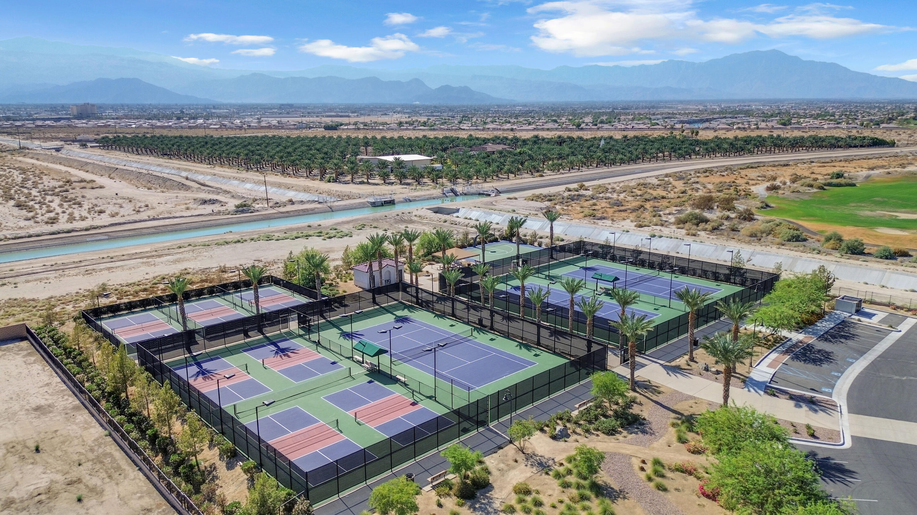 42940 Ascona Lane Indio, CA 92203 - Photo 36 of 36 an aerial view of a balcony with chairs and a table