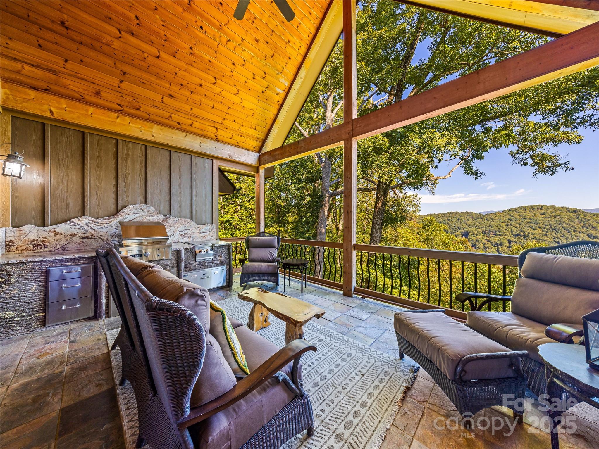 12 Trailridge Road Asheville, NC 28804 - Photo 4 of 45 a patio with patio couch and outdoor seating