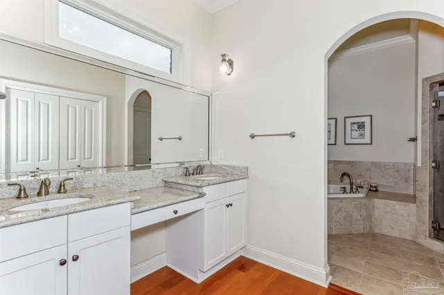 a front view of a building