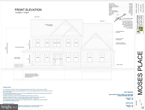 $975,000 | 9416 Moses Place, Culpeper, VA 22701