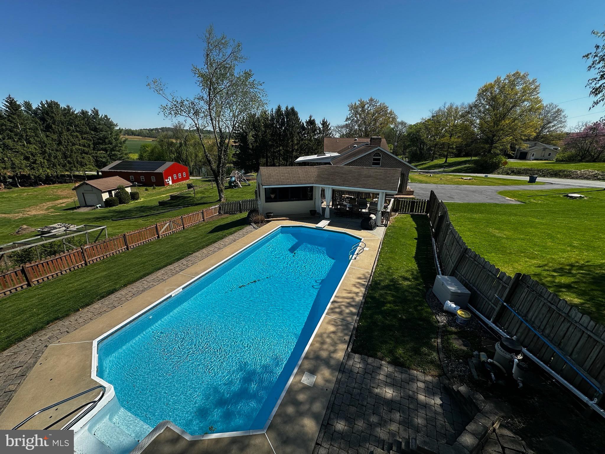 2117 Bainbridge Road Elizabethtown, PA 17022 - Photo 23 of 41 POOL HOUSE FROM DECK
