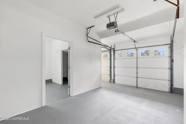 a bathroom with a window