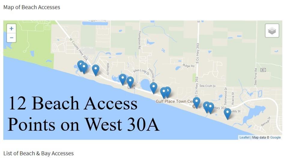 135 Flounder Street Santa Rosa Beach, FL 32459 - Photo 19 of 20 Beach Access