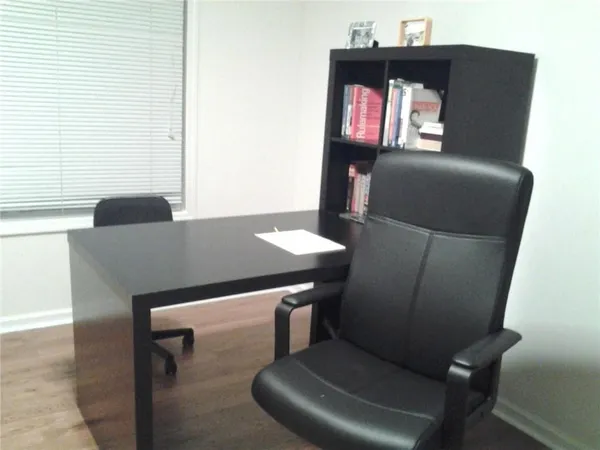 a view of workspace with furniture