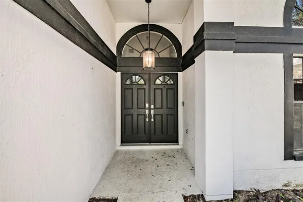 a view of a entryway door